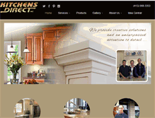 Tablet Screenshot of kitchensdirectmass.com